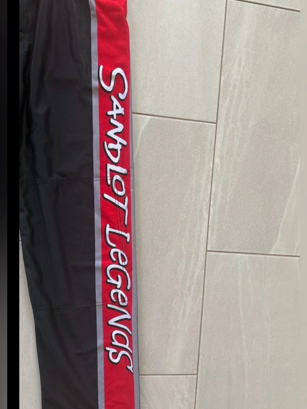 Kut4 Sports Sandlot Legends Baseball Pants Adult M Black Red Athletic Uniform